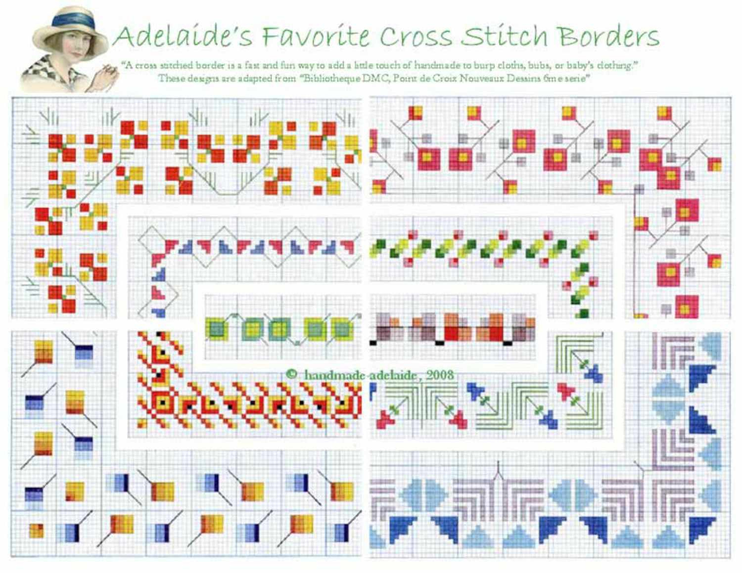 7 Cross Stitch Border Patterns - Baby Cross Stitch Patterns Free Printable