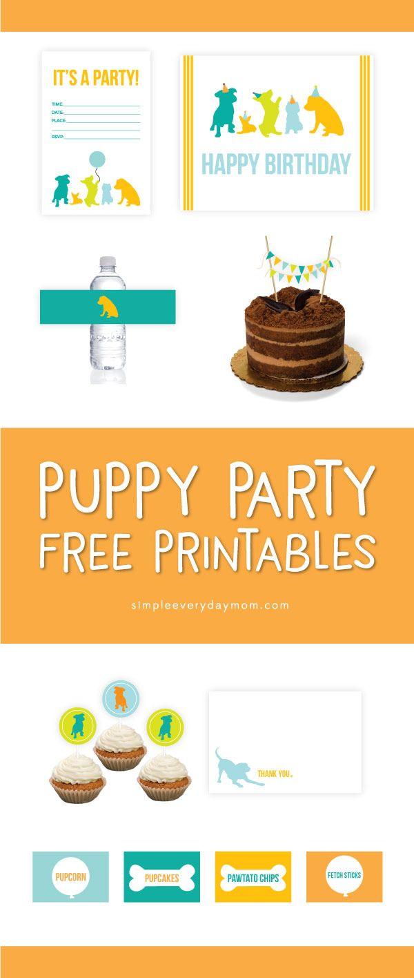 7 Free Puppy Party Printables That&amp;#039;ll Make Your Child&amp;#039;s Birthday - Dog Birthday Invitations Free Printable