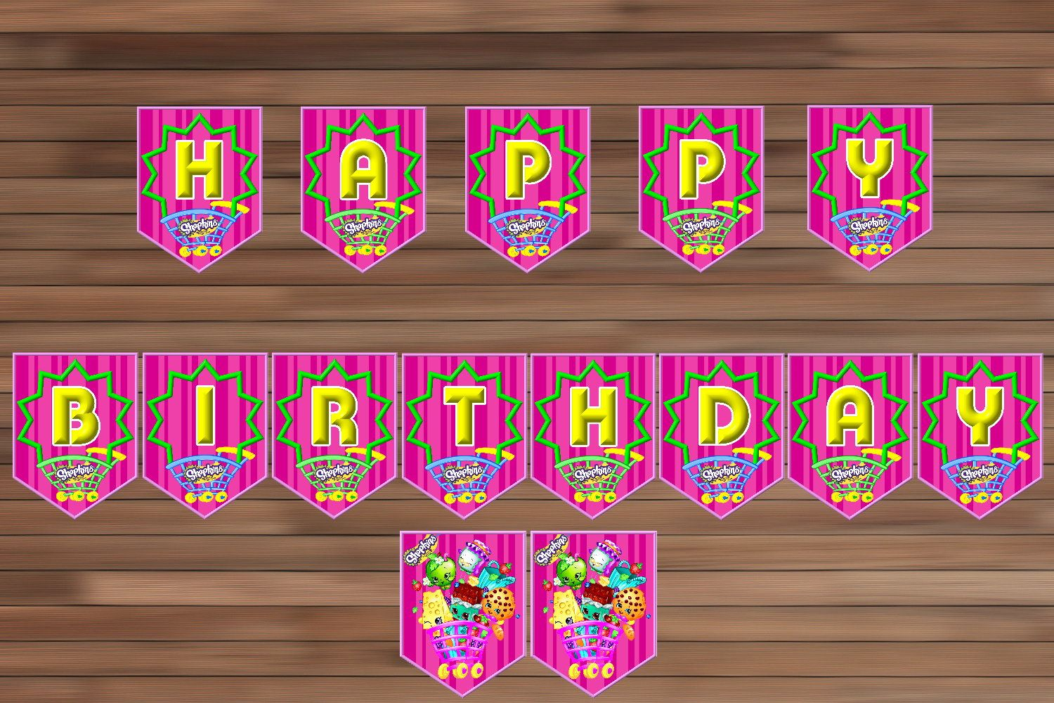 7 Images Of S Hopkins Birthday Party Printables | Prints | Pinterest - Shopkins Banner Printable Free