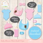 8 Best Images Of Free Printable Baby Shower Props Booth Kohler   Free Printable Boy Baby Shower Photo Booth Props