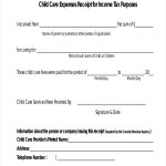 8+ Daycare Receipt Examples & Samples | Examples   Free Printable Daycare Receipts