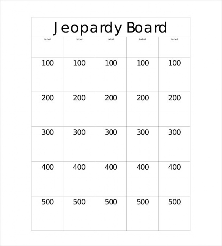 8+ Free Jeopardy Templates - Free Sample, Example, Format Download - Free Printable Jeopardy Template