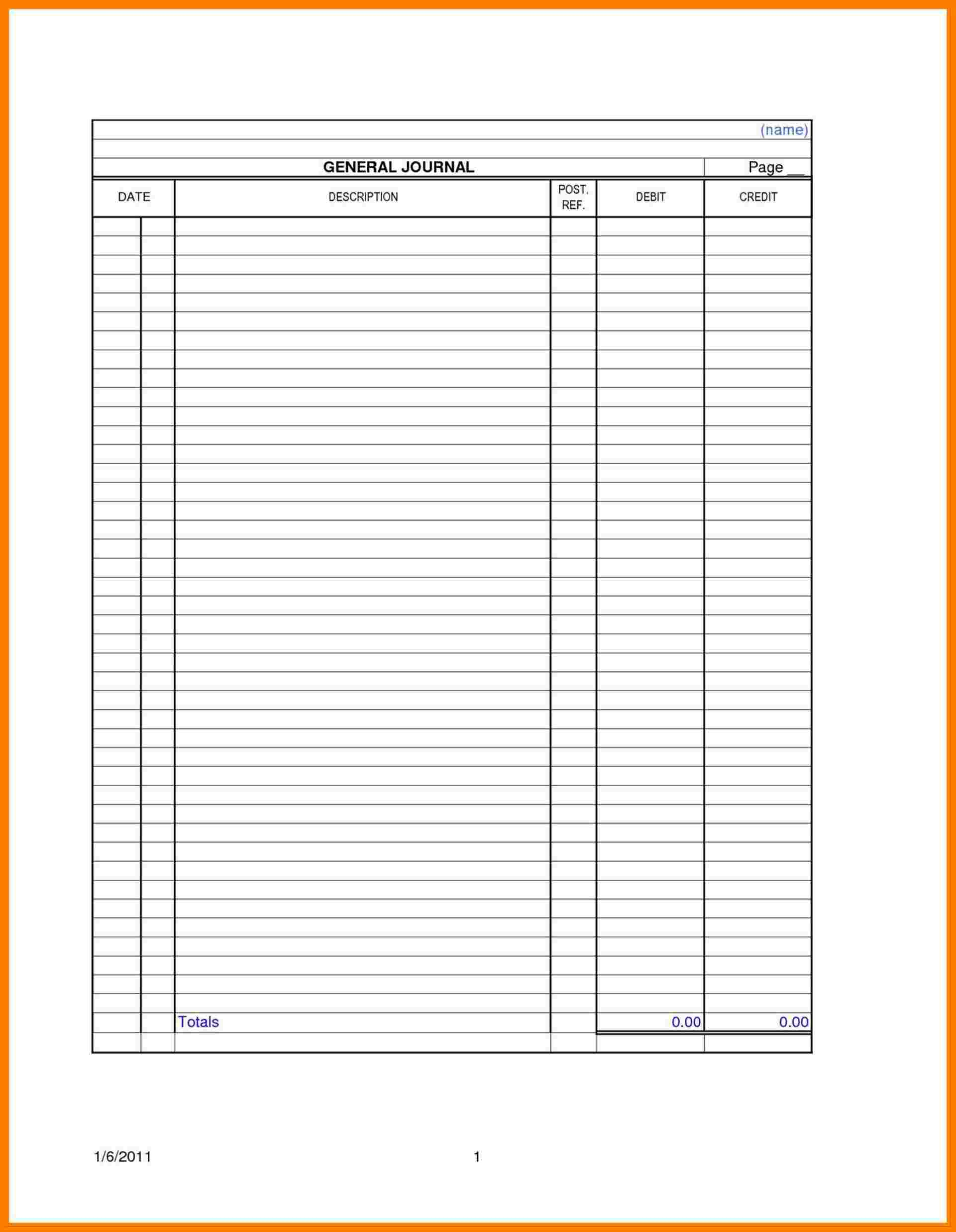8+ Free Printable Accounting Ledger | Ledger Review - Free Printable Accounting Ledger