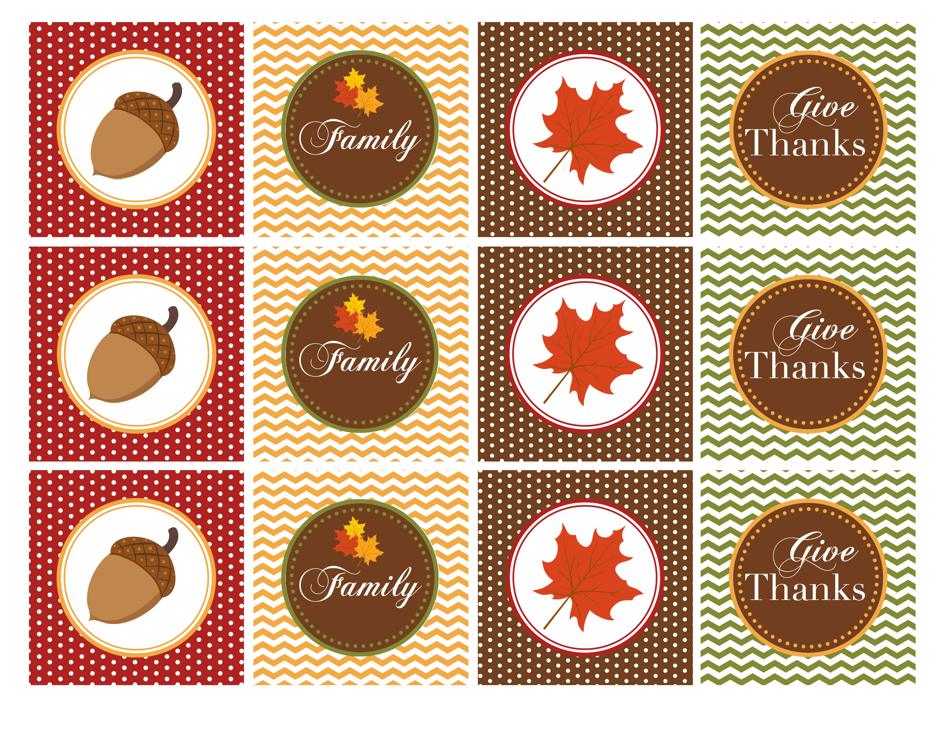 9 Turkey Cupcakes Topper Free Print Photo - Free Thanksgiving - Thanksgiving Cupcake Toppers Printable Free