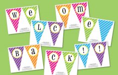 98+ Welcome Home Banner Template Free Printable Signs Themes - Welcome Back Banner Printable Free
