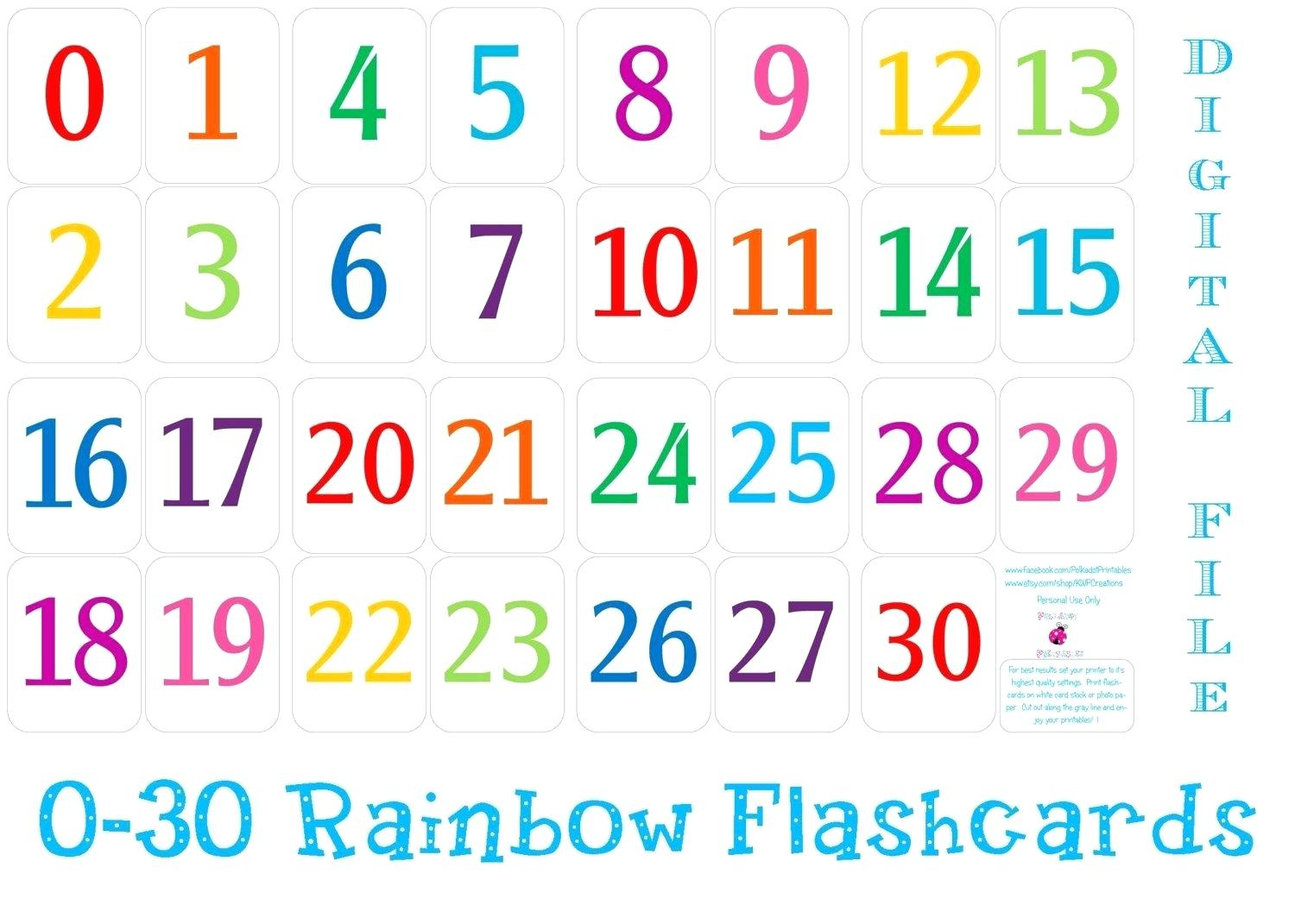 99+ Printable Numbers 1 30 Printable Numbers 1 30 Flashcards. Number - Free Printable Number Flashcards 1 30