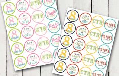 A Pocket Full Of Lds Prints: Ctr Cupcake Toppers - Free Diy Printable - Baptism Cupcake Toppers Printable Free