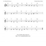 Abide With Me, Free Easy Clarinet Sheet Music   Free Printable Clarinet Sheet Music