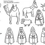 Adult Coloring Pages Of The Nativity Free In Nativity Coloring Pages   Free Printable Christmas Story Coloring Pages