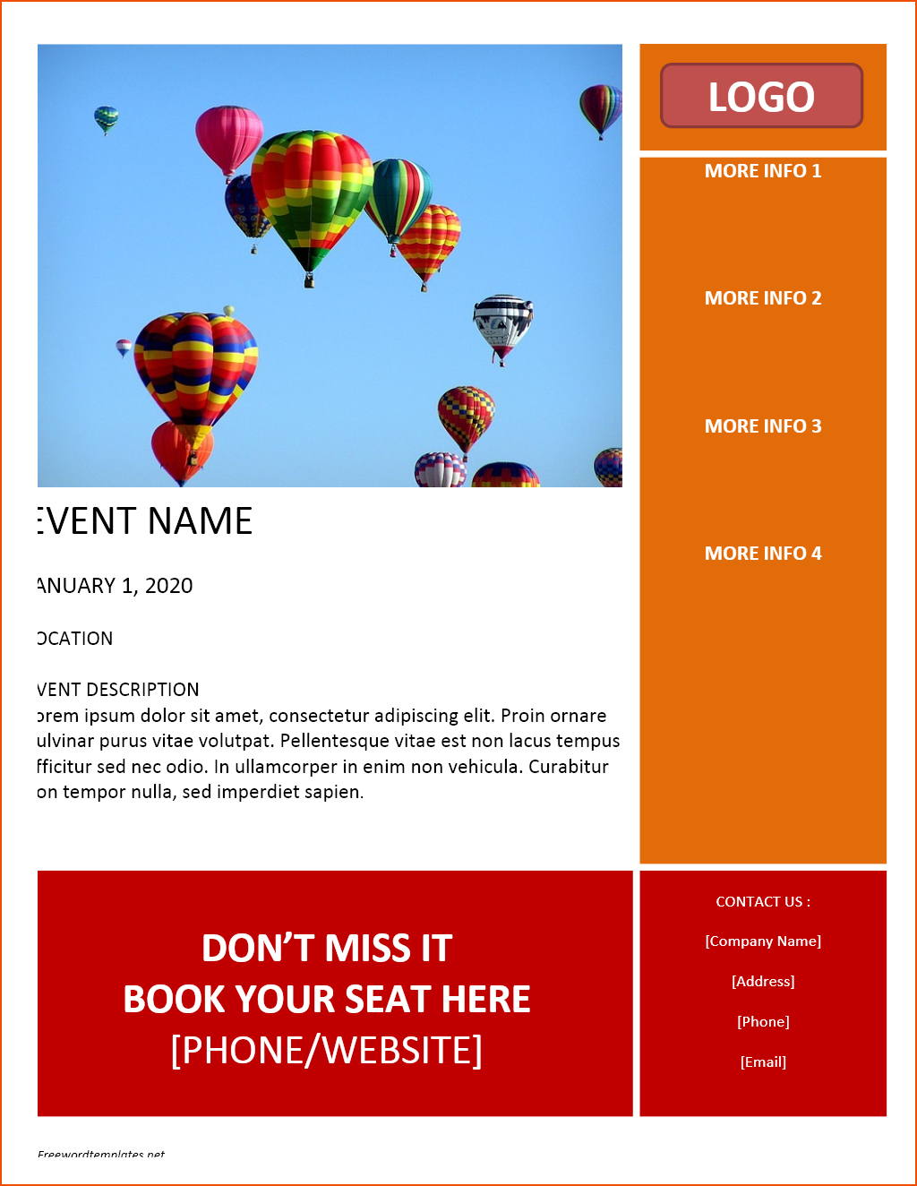Advertising Flyers Samples Free Printable Flyer Templates Word - Free Printable Flyer Maker