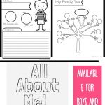 All About Me Worksheet: A Printable Book For Elementary Kids   Free Printable Kindergarten Level Books