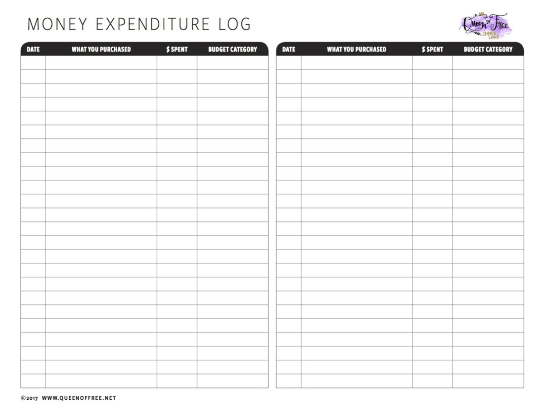 All New: Free Printable Budget Forms You Can Edit - Queen Of Free - Free Printable Budget Forms