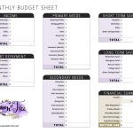 All New: Free Printable Budget Forms You Can Edit   Queen Of Free   Free Printable Forms