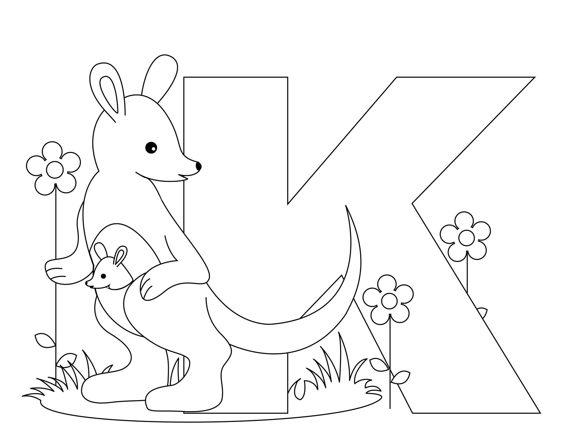 Alphabet Coloring Pages Preschool – With Kindergarten Also Childrens - Free Printable Alphabet Letters Coloring Pages