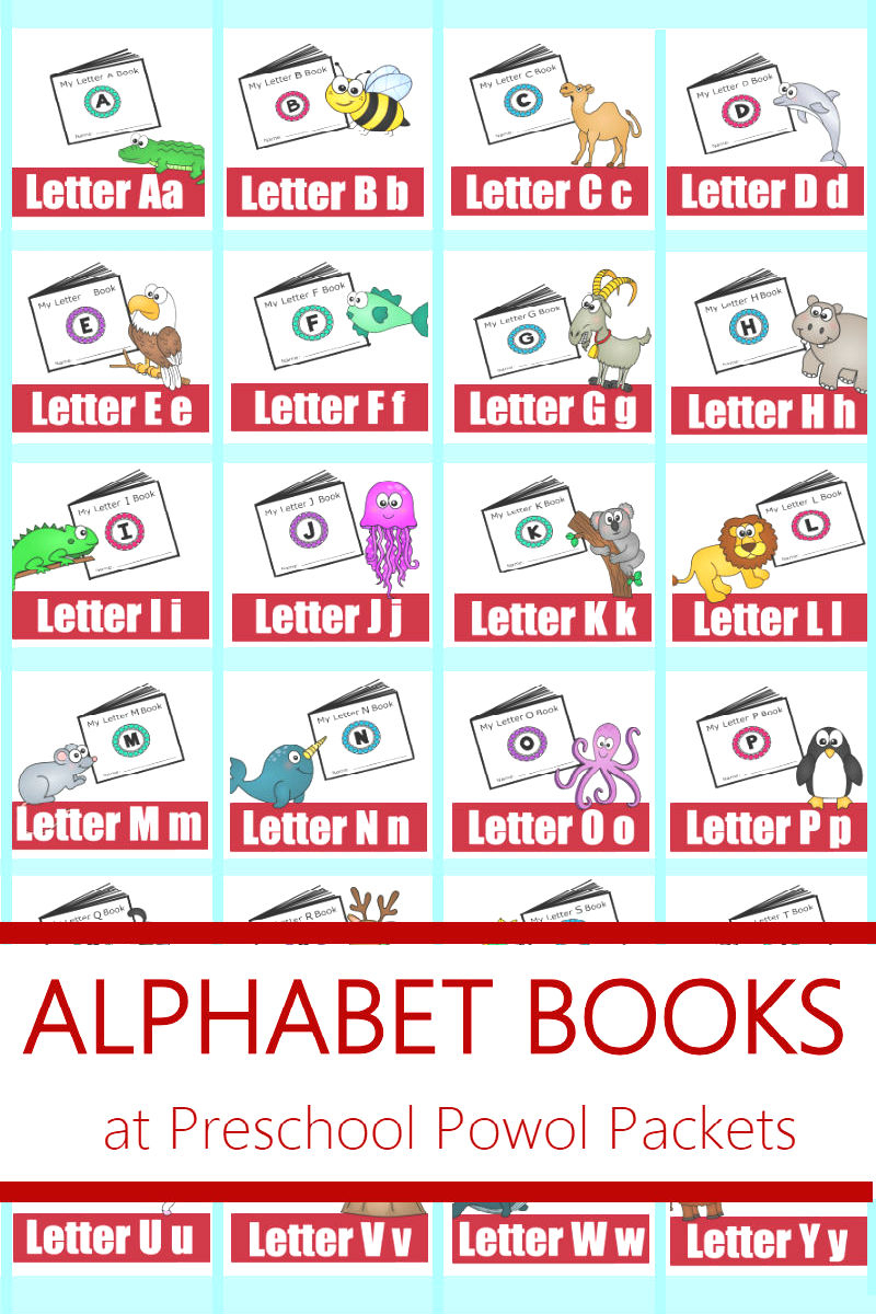 Alphabet! Free Printable Mini Books | Preschool Powol Packets - Free Printable Abc Mini Books