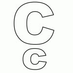 Alphabet Letter C Coloring Page   A Free English Coloring Printable   Free Printable Alphabet Letters To Color