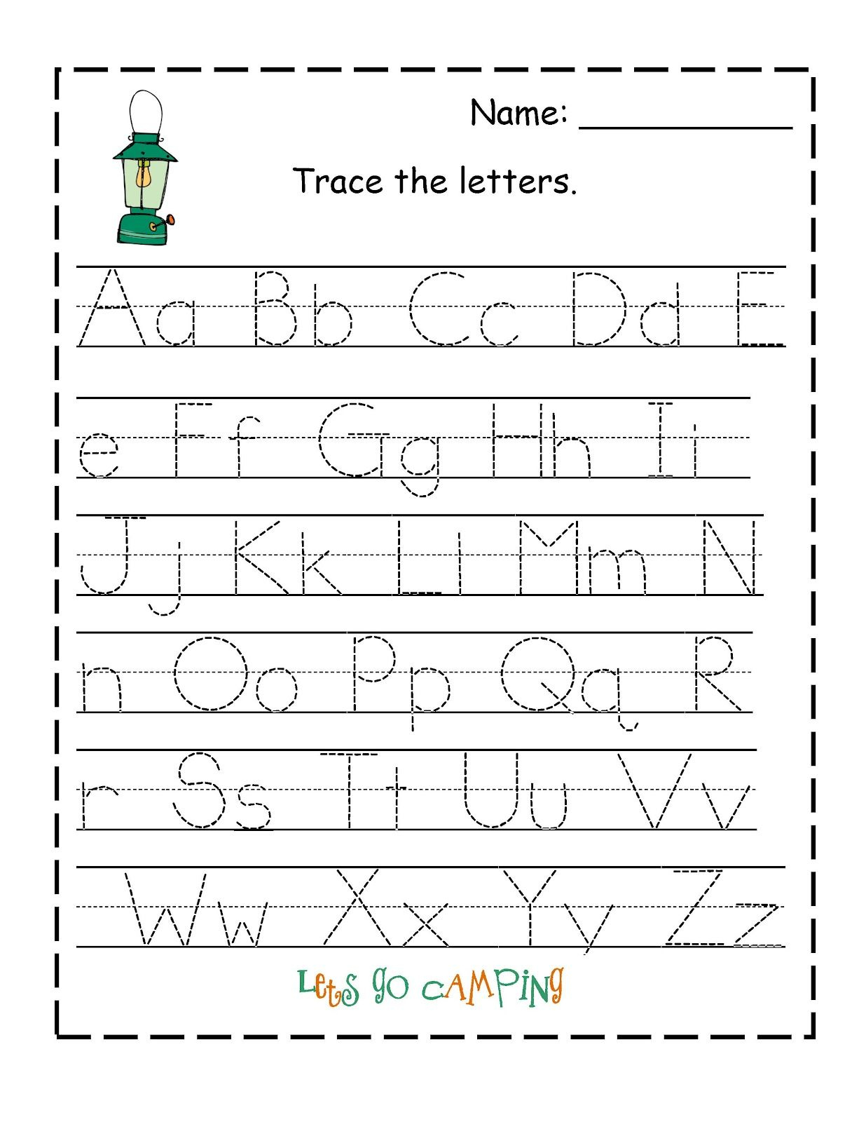 Alphabet Tracing Printables For Free | Kiddo Shelter | Kids - Free Printable Tracing Letters And Numbers Worksheets