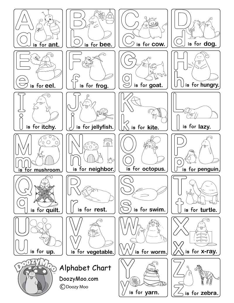 Free Printable Alphabet Worksheets