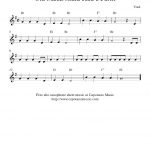 Alto Sax Easy Songs | Free Sheet Music Scores: Free Easy Alto   Free Printable Alto Saxophone Sheet Music