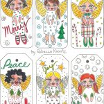 Angel Gift Tags (Free Printable) | Christmas | Pinterest | Free   Free Printable Angel Gift Tags