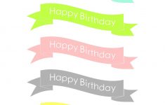 Anna And Blue Paperie: {Free Printable} Happy Birthday Cake Banners - Free Printable Happy Birthday Cake Topper