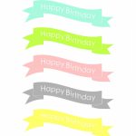 Anna And Blue Paperie: {Free Printable} Happy Birthday Cake Banners   Free Printable Ribbons