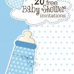 Are You Planning A Baby Shower? You'll Find This List Of Free   Free Baby Boy Shower Invitations Printable