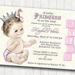 Astounding Princess Baby Shower Invitations Templates ~ Ulyssesroom   Free Printable Princess Baby Shower Invitations