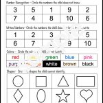 At The Beginning Of The Year, It's A Great Idea To Do A Preschool   Free Printable Informal Math Assessments