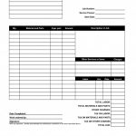 Automotive Repair Invoice Template Excel And Free Printable Auto   Free Printable Auto Repair Invoice Template