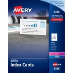 Avery Index Card   Ld Products   Free Printable Index Cards