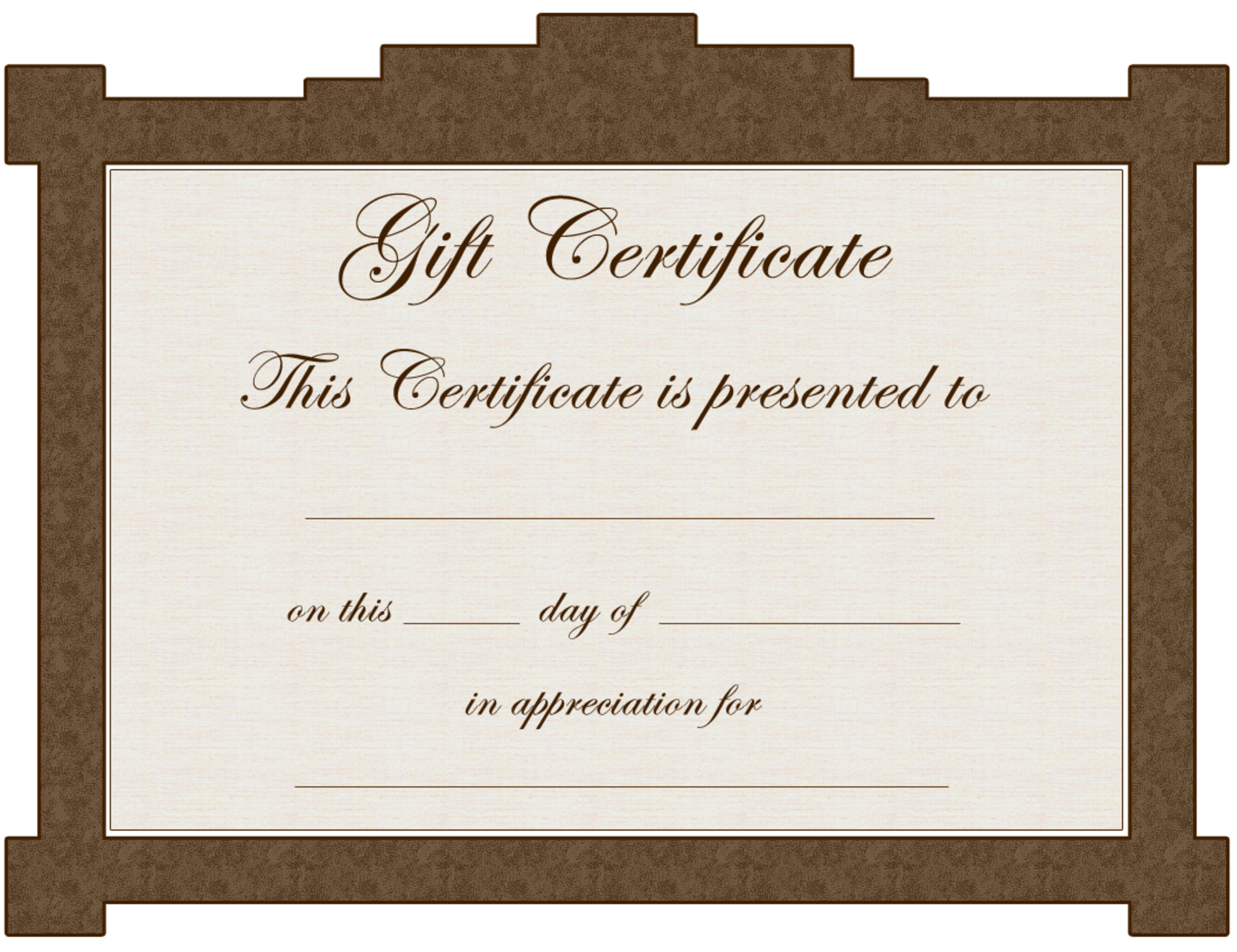 Avon Gift Certificate Template - Clip Art Library - Free Printable Tattoo Gift Certificates