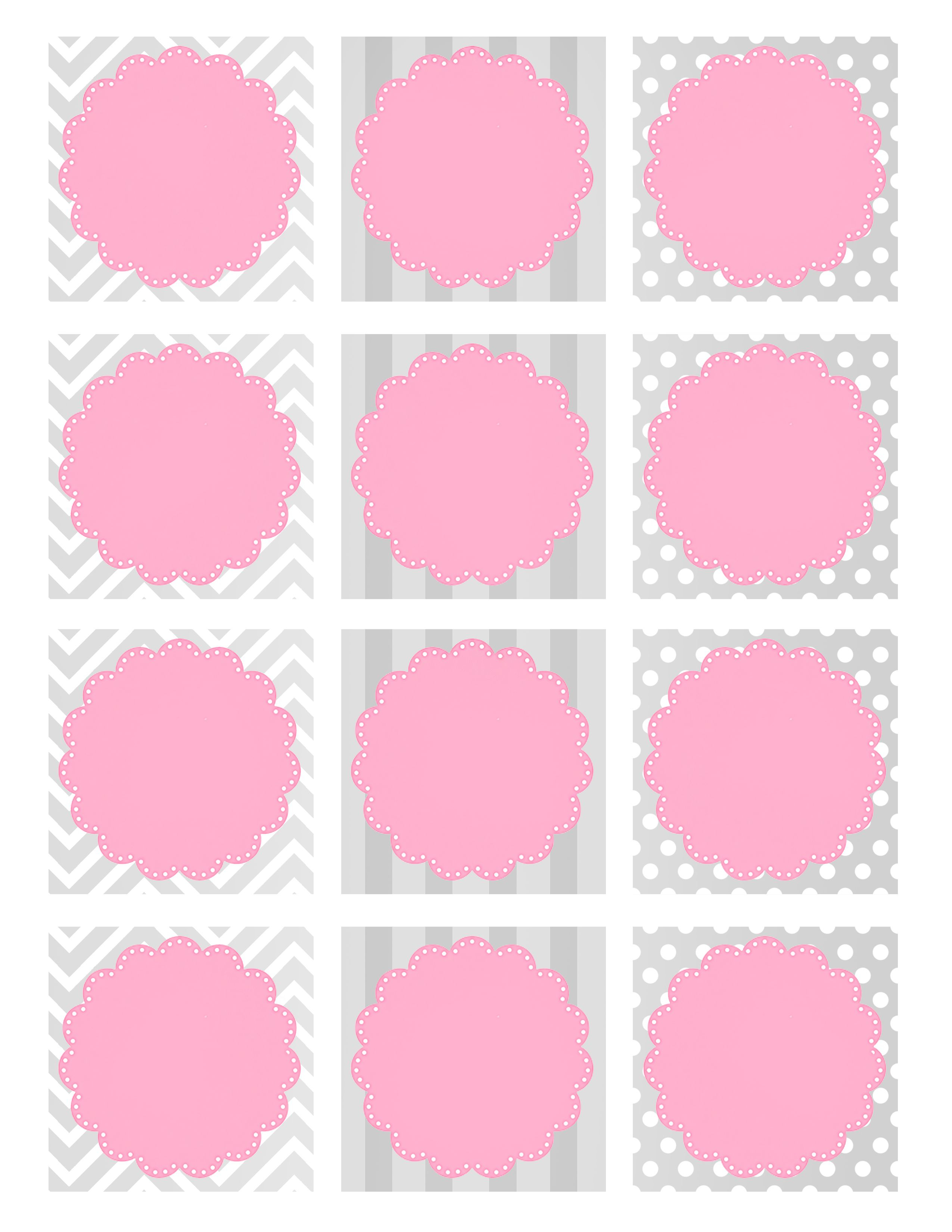 Baby Girl Shower Free Printables | Printable Pages | Pinterest - Free Printable Baby Shower Labels And Tags