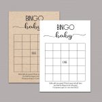 Baby Shower Bingo Cards Baby Shower Bingo Printable Baby | Etsy   50 Free Printable Baby Bingo Cards