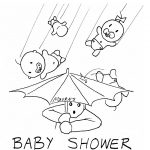 Baby Shower Coloring Pages   Free Printable Baby Shower Coloring Pages