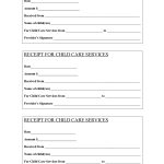 Babysitting Receipt   Bing Images | Baby | Child Care Services, Free   Free Printable Daycare Receipts