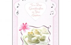 Baptism Greeting Card - Granddaughter | The Catholic Company - Free Printable Baptism Greeting Cards