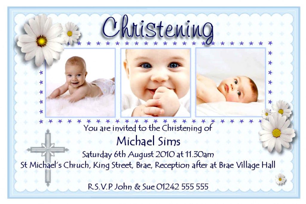 Baptism Greeting Cards Free Invitations Printable Christening - Free ...