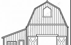 Barn Outline Barn Coloring Pages Free Jpg - Clipartix - Free Printable Barn Coloring Pages