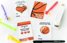 Basketball Valentine Card Free Printable - Free Printable Basketball Cards