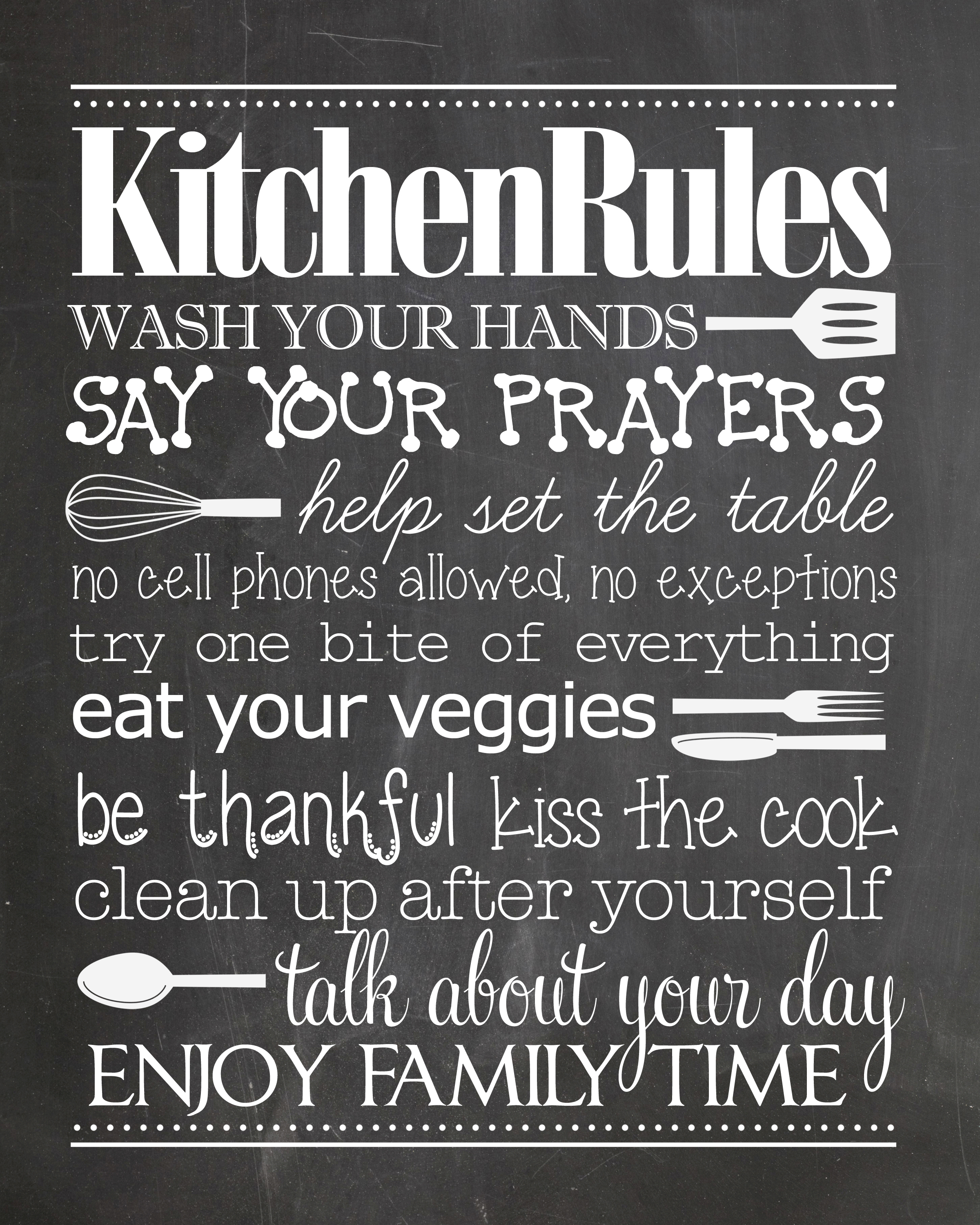 Bathroom Rules Free Printable - How To Nest For Less™ - Free Printable Bathroom Quotes