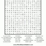Beatles' Songs Printable Word Search Puzzle   Free Printable Word Search Puzzles For Adults