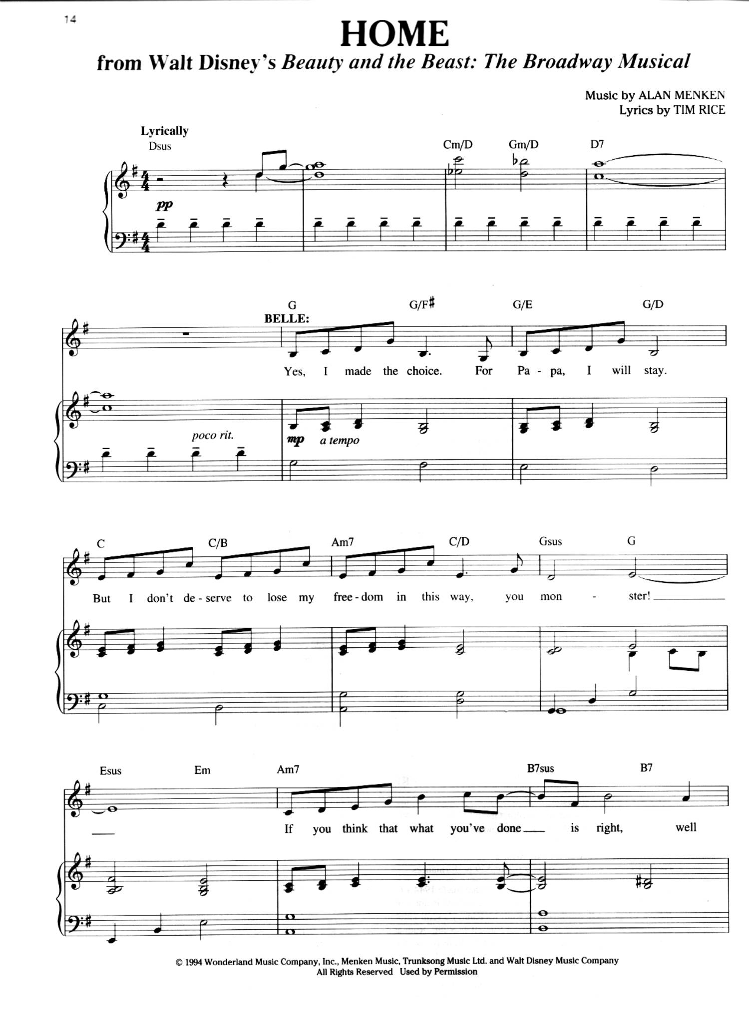 Beauty And The Beast - Home.pdf | Docdroid - Beauty And The Beast Piano Sheet Music Free Printable