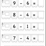 Beginner Subtraction – 5 Kindergarten Subtraction Worksheets / Free   Free Printable Kindergarten Addition And Subtraction Worksheets