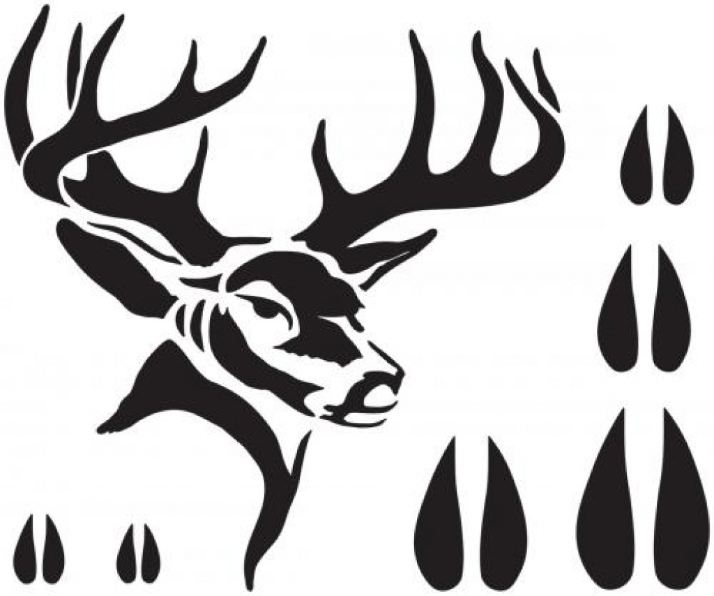 Best Photos Of Free Printable Deer Stencils - Deer Head Silhouette - Free Printable Deer Pumpkin Stencils