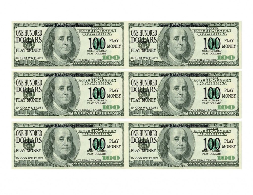 Best Photos Of Printable Fake Money Bills - Fake Money 100 Dollar ...