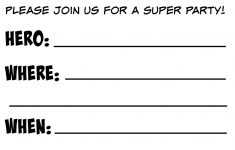 Birthday-Invitations-Free-Printable | Birthday Invitations Template - Free Printable Superhero Birthday Invitation Templates