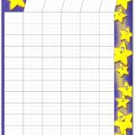 Blank Behavior Chart Template Free Printable Classroom Reward Charts   Free Printable Charts For Classroom