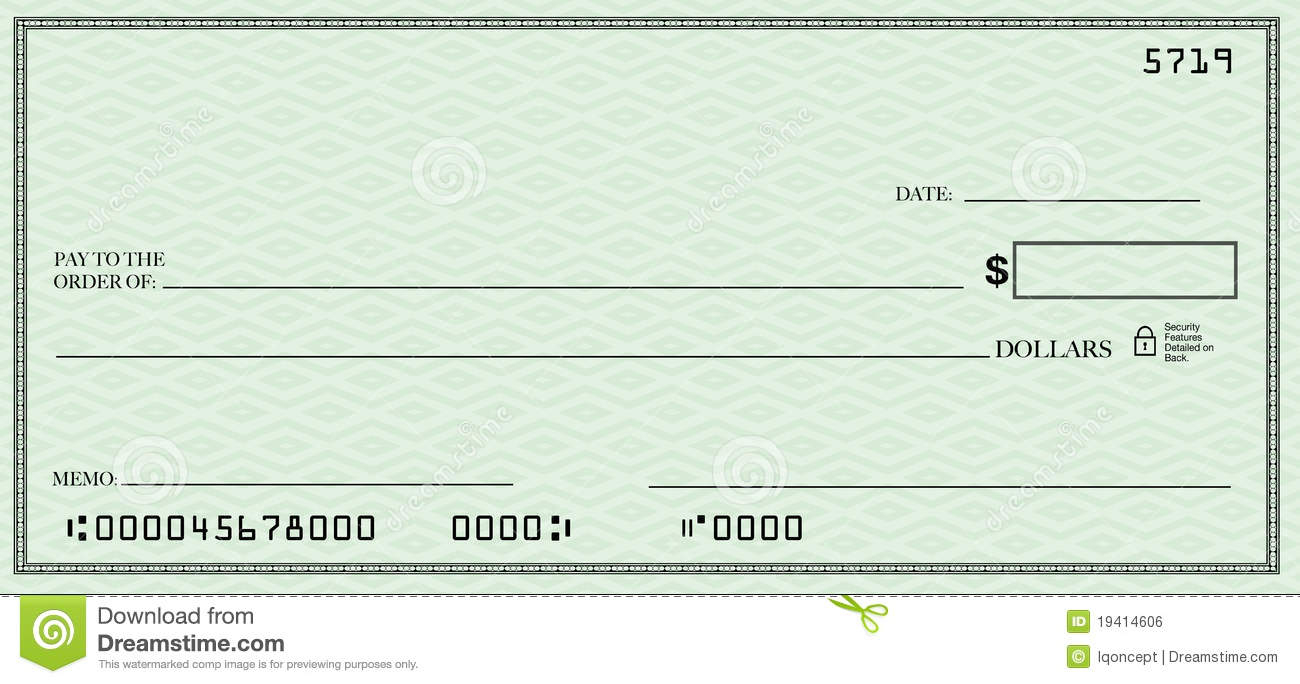 Free Printable Blank Checks