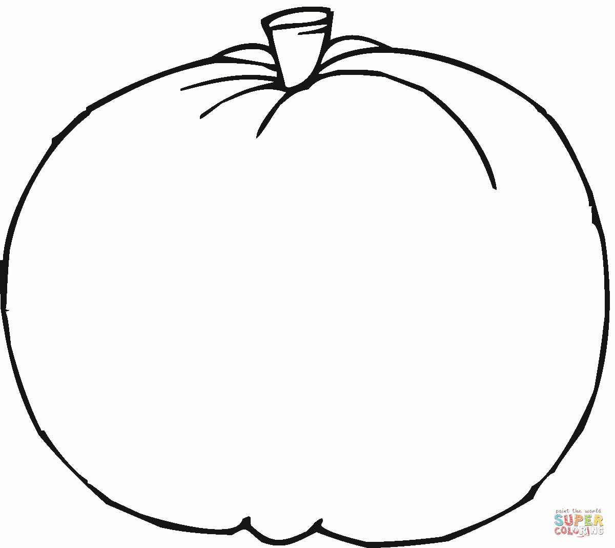 Blank Pumpkin | Super Coloring | Fall | Pinterest | Pumpkin Coloring - Pumpkin Shape Template Printable Free